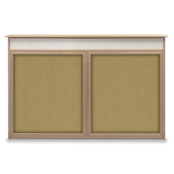 Open Faced Traditional Corkboard, 96x48"
